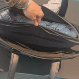 Borsa a Mano in Vera Pelle Nero