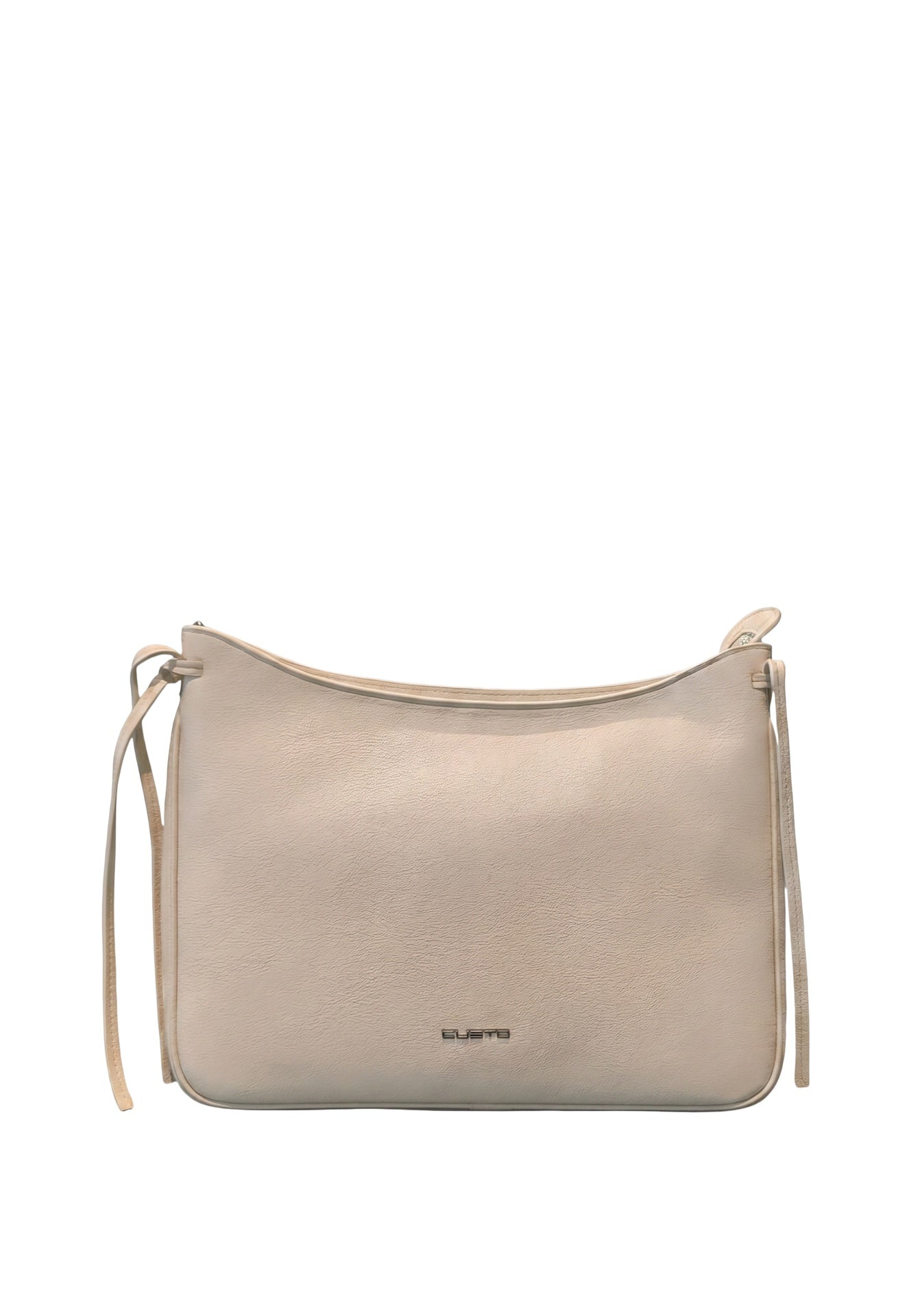 Borsa a mano in Pelle Vegana Crema CUSTO BARCELONA