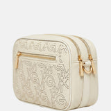 Borsa a tracolla in Pelle Vegana Beige