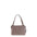 Borsa a Tracolla in Vera Pelle Taupe Pierre Cardin