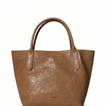 Borsa a Mano in Pelle Vegana Beige