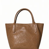 Borsa a Mano in Pelle Vegana Beige
