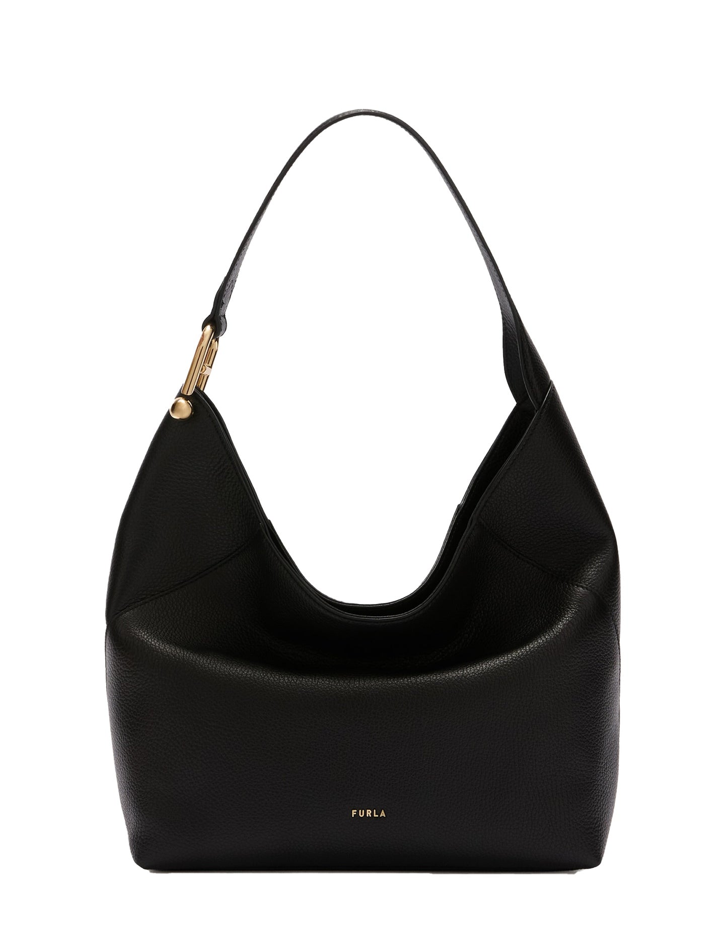 Borsa a Spalla in Pelle Nero Furla