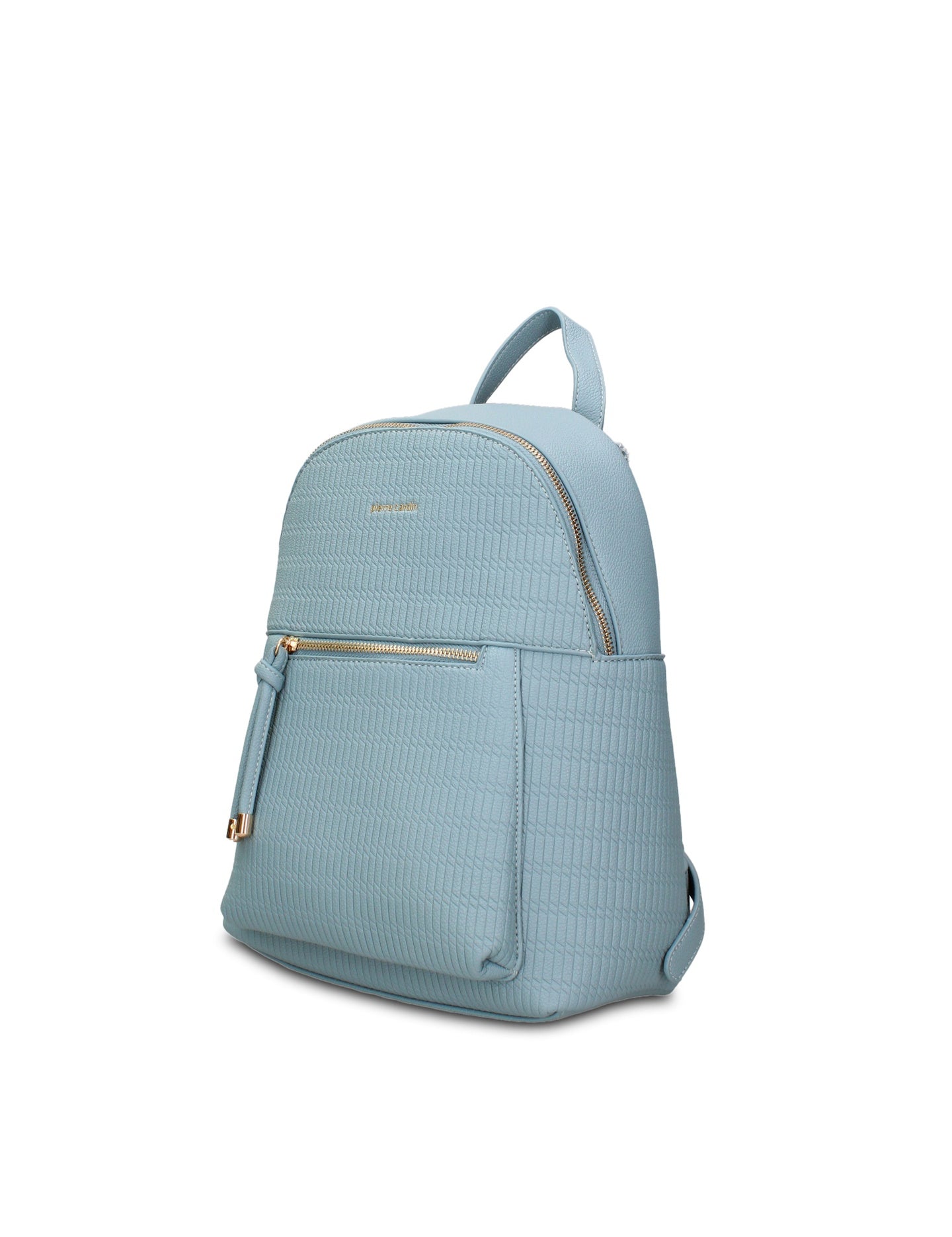 Zaino in Pelle Vegana Azzurro Pierre Cardin