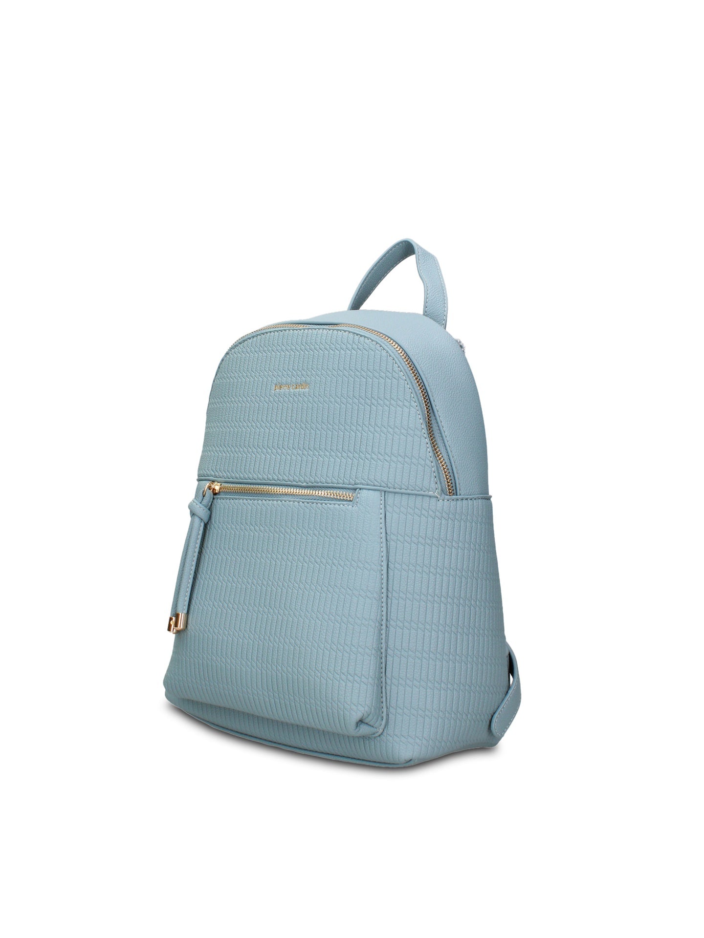 Zaino in Pelle Vegana Azzurro Pierre Cardin