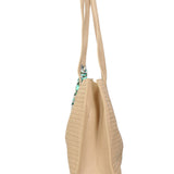 Borsa a Mano in Pelle Vegana Taupe
