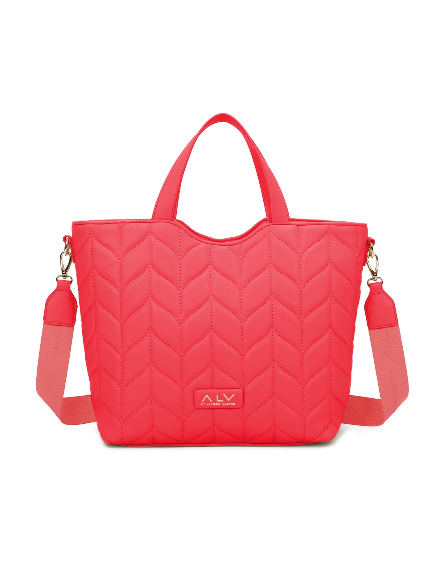 Borsa A Spalla da donna ALV - Fuxia