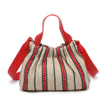 Borsa Shopper in Cotone Rosso