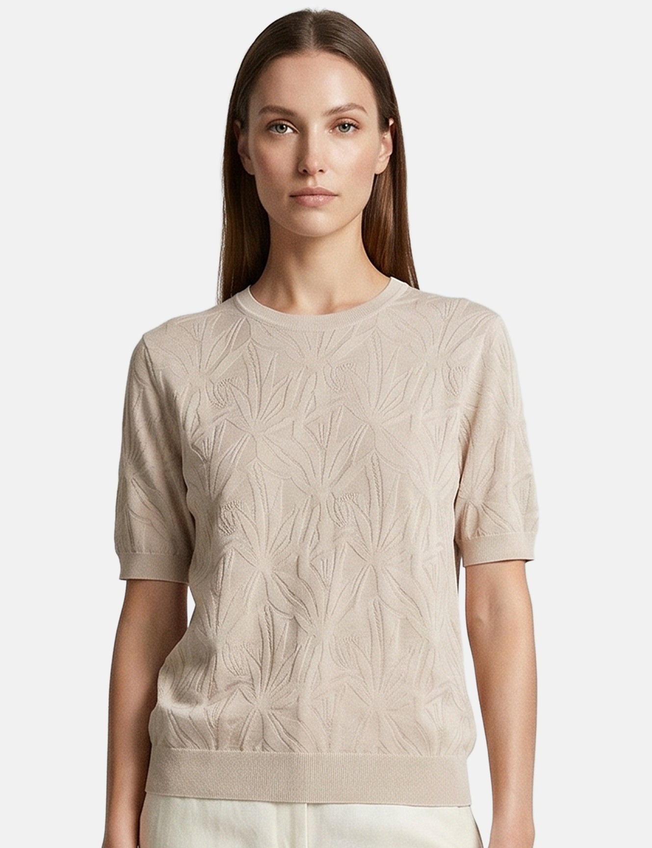 Vestito in Viscosa Beige Roberta Rossi