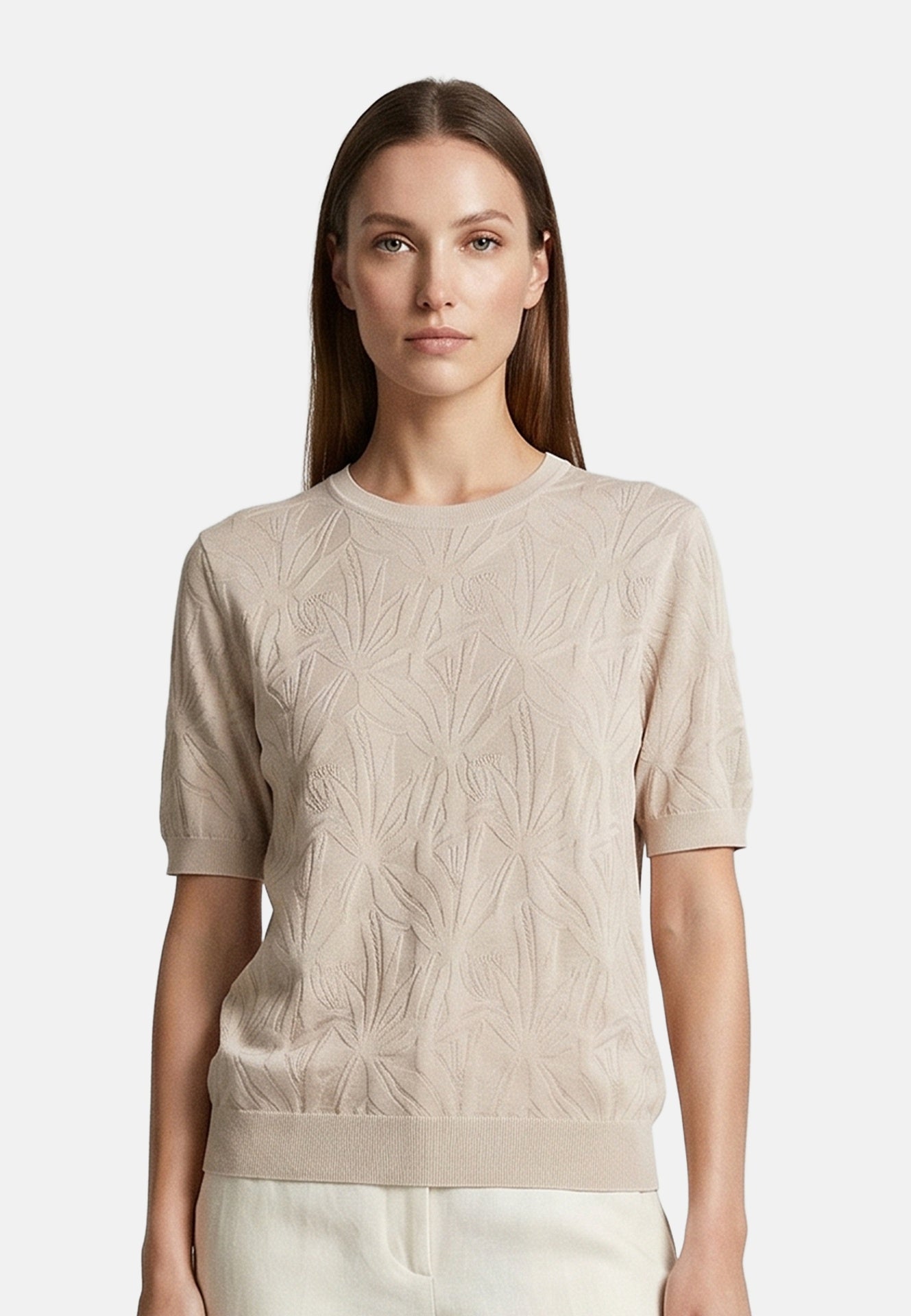 Vestito in Viscosa Beige Roberta Rossi