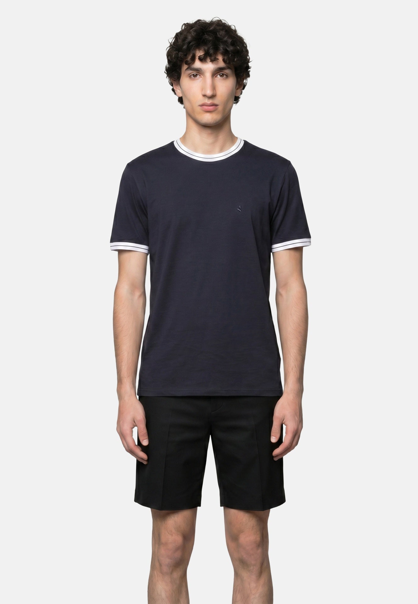 T-shirt in Cotone Blu Navy Navigare