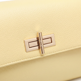 Borsa a Mano in Polyurethane Giallo