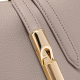 Borsa a Spalla in Pelle Taupe