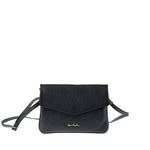 Borsa a Tracolla in Vera Pelle Nero Pierre Cardin