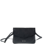Borsa a Tracolla in Vera Pelle Nero Pierre Cardin