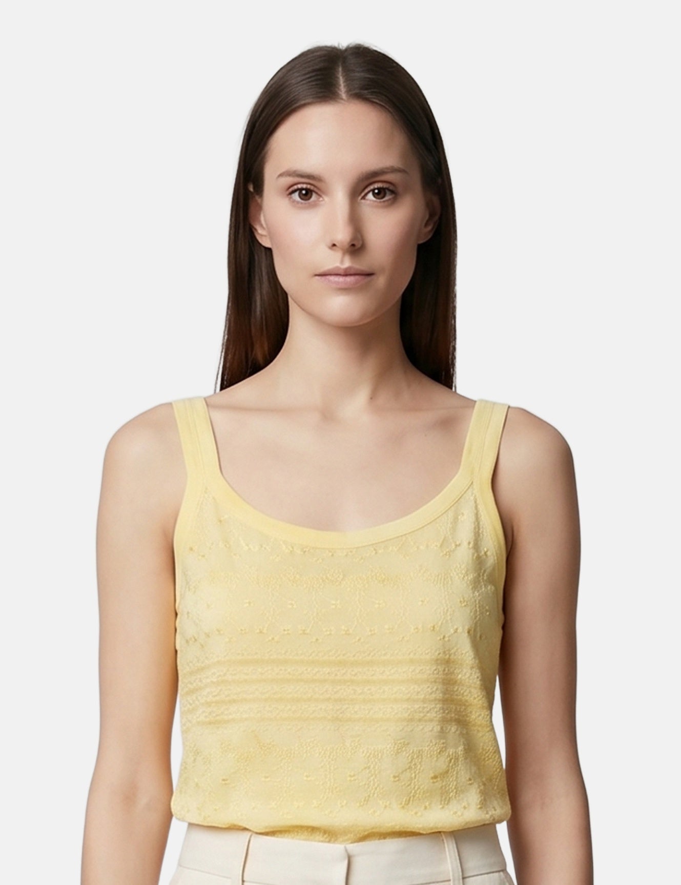 Vestito in Viscosa Giallo Roberta Rossi