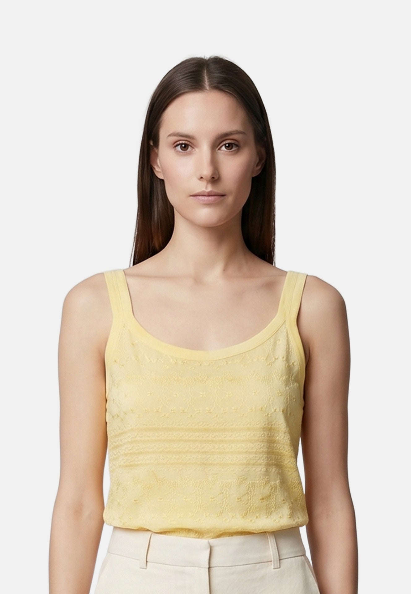 Vestito in Viscosa Giallo Roberta Rossi