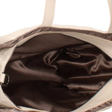 Borsa a spalla CUSTO - Bianco e Grigio