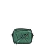 Borsa a Tracolla in Genuine Printed Suede Leather Verde