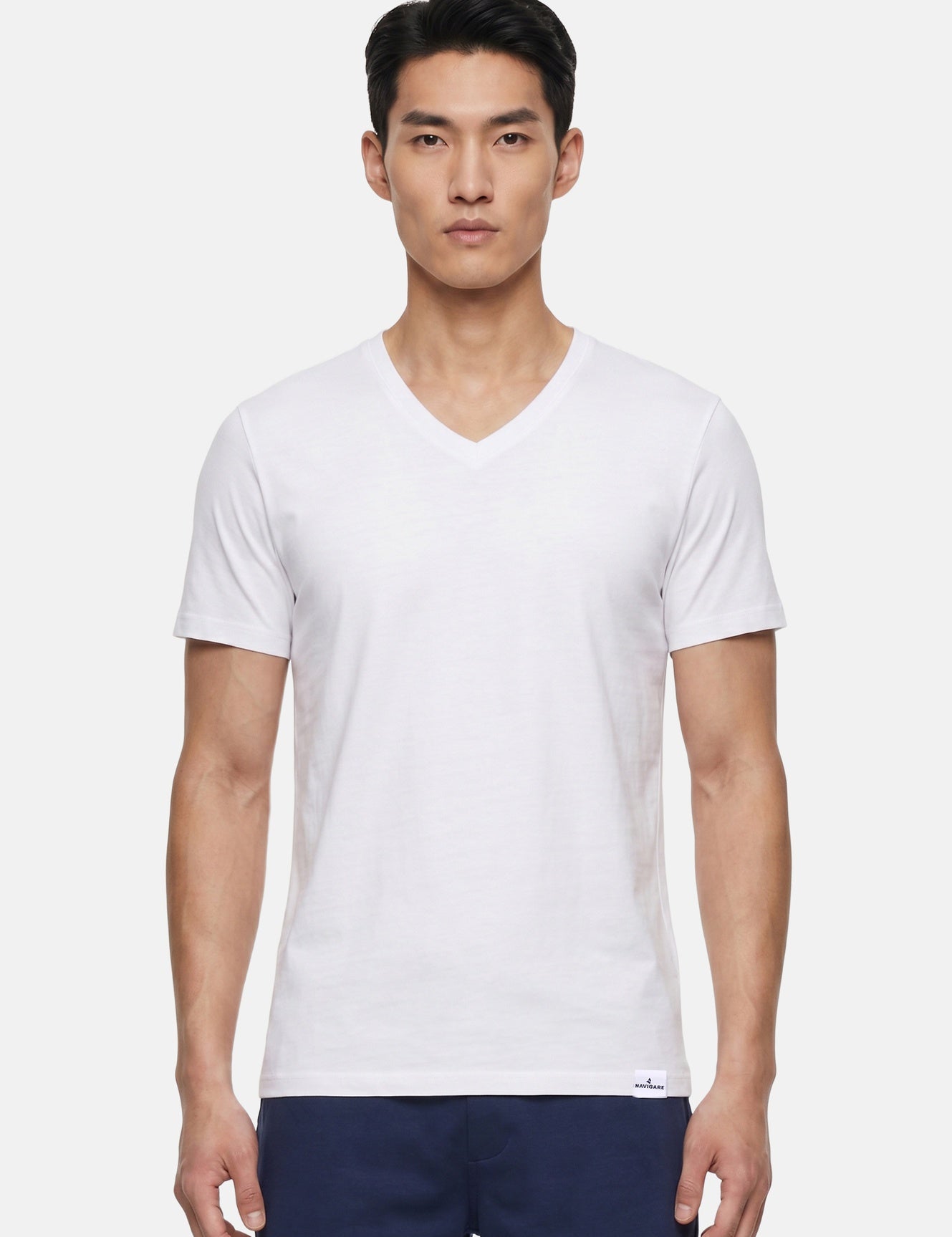 T-shirt in Cotone Bianco Navigare