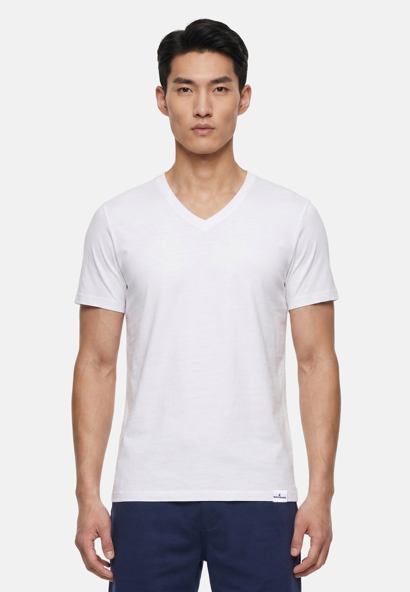T-shirt in Cotone Bianco Navigare