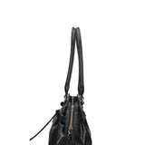 Borsa a Mano in Vera Pelle Nero