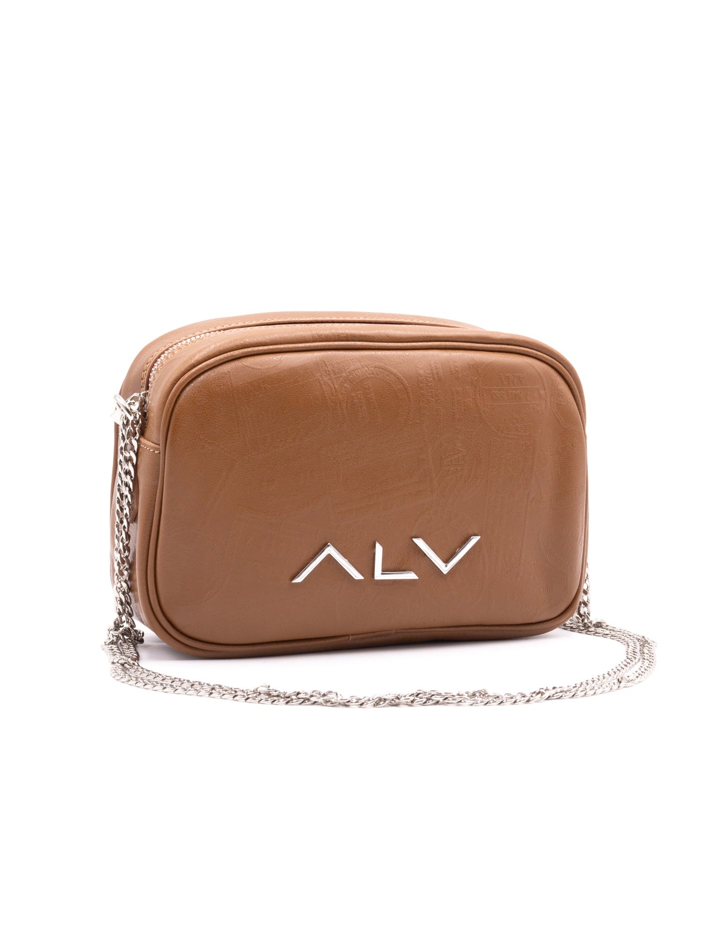 ALV Damen-Schultertasche - Cognac