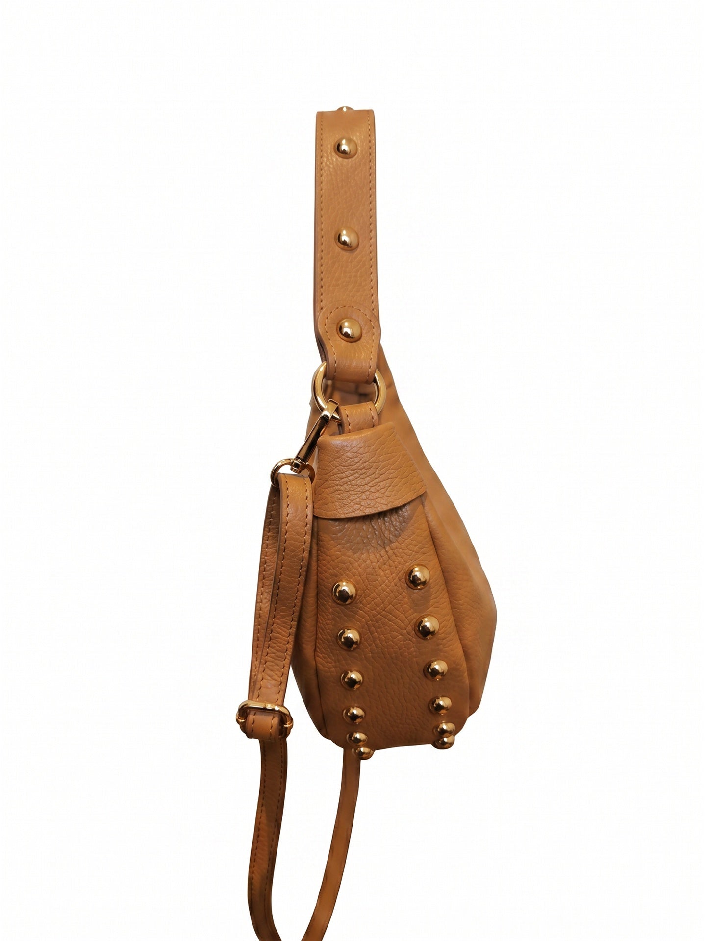 Borsa a Tracolla in Dollaro Leather Cognac