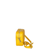Borsa a Tracolla in Dollaro Leather Giallo