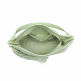 Borsa a Spalla in Pelle Vegana Verde