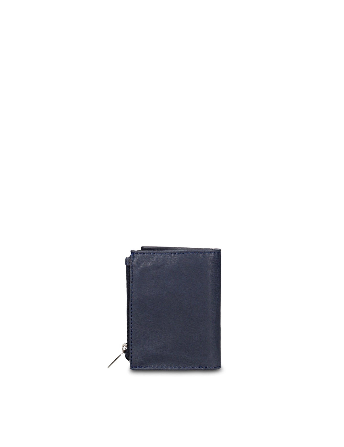 Portafoglio in Vera Pelle Blu