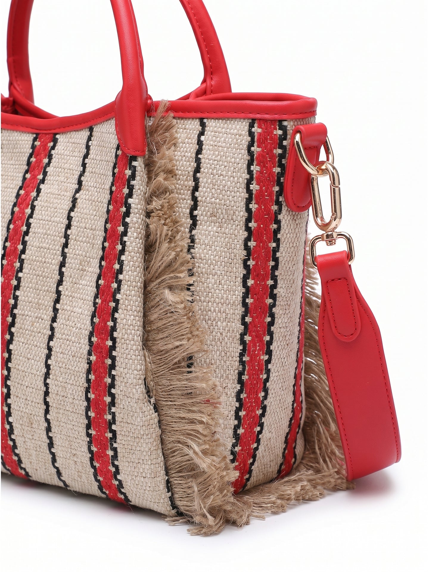 Borsa Shopper in Cotone Rosso