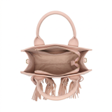 Borsa a Mano in Polyurethane Rosa