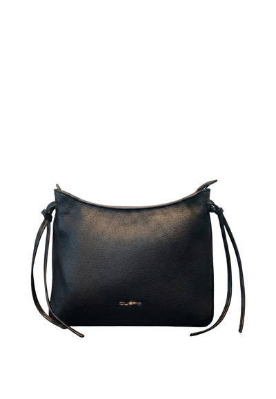 Borsa a mano in Pelle Vegana Nero