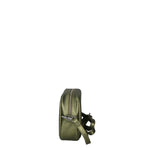 Borsa a Tracolla in Genuine Printed Suede Leather Verde