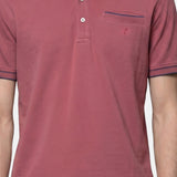 Camicia in Cotone Bordeaux