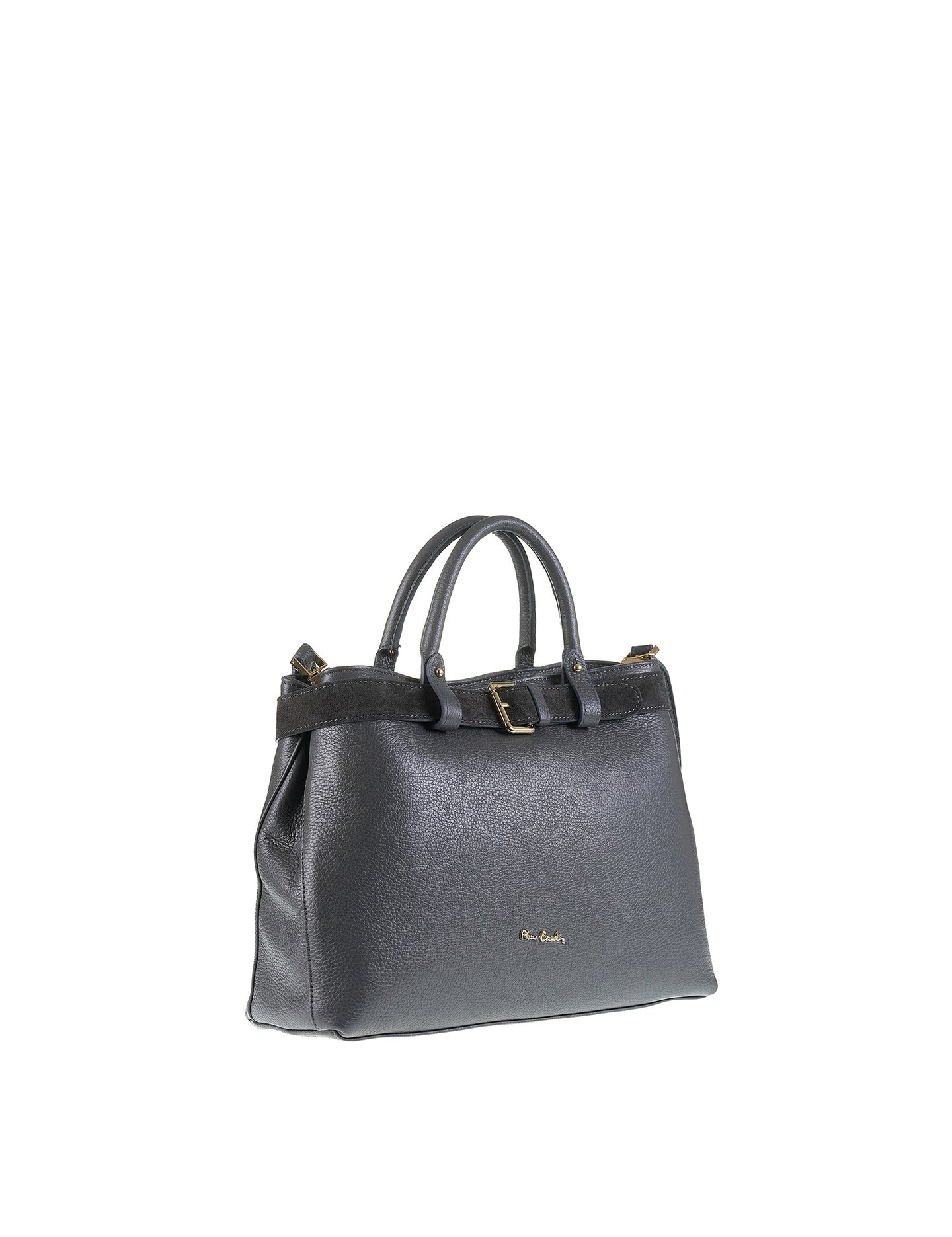 Borsa a Mano in Vera Pelle Grigio