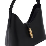 Borsa a Spalla in Pelle Ruga Nero