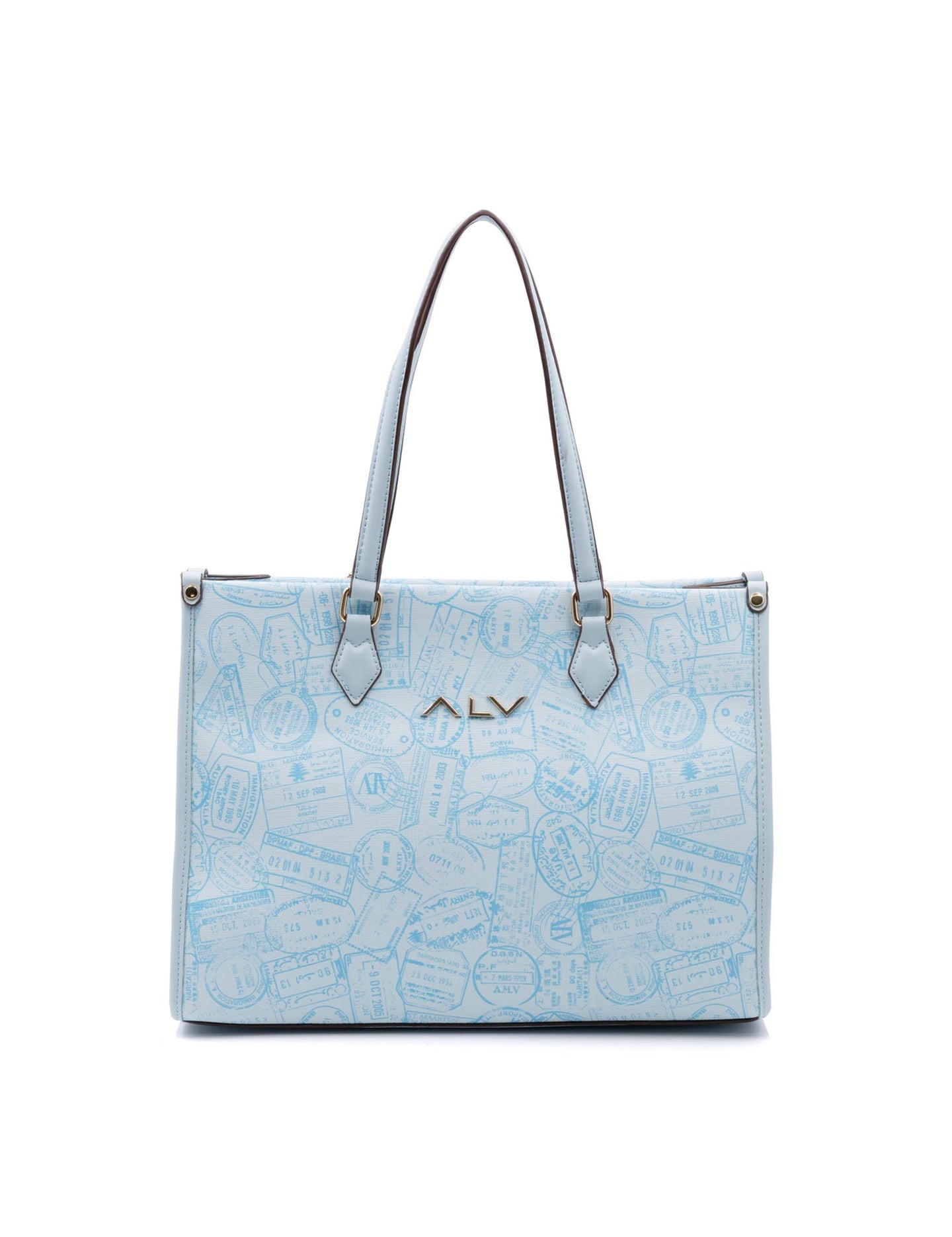 Borsa A Spalla da donna ALV - Blu Chiaro