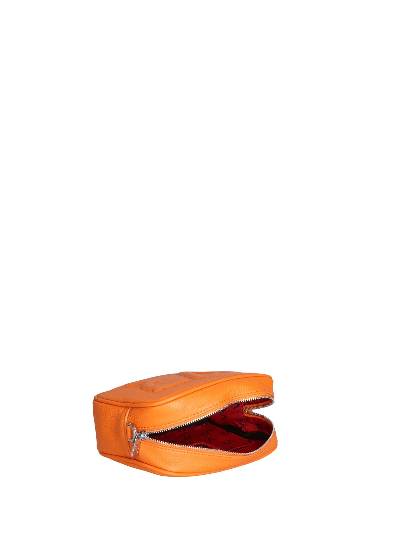 Borsa a Tracolla in Dollaro Leather Arancione