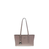 Borsa a Mano in Vera Pelle Taupe Pierre Cardin