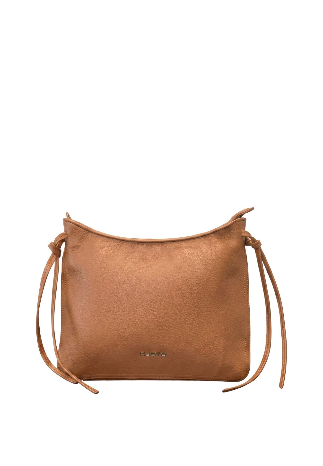 Borsa a mano in Pelle Vegana Tan CUSTO BARCELONA