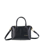 Borsa a Mano in Vera Pelle Nero Pierre Cardin