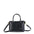 Borsa a Mano in Vera Pelle Nero Pierre Cardin