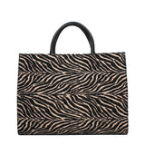 Borsa a spalla CUSTO - Zebrato