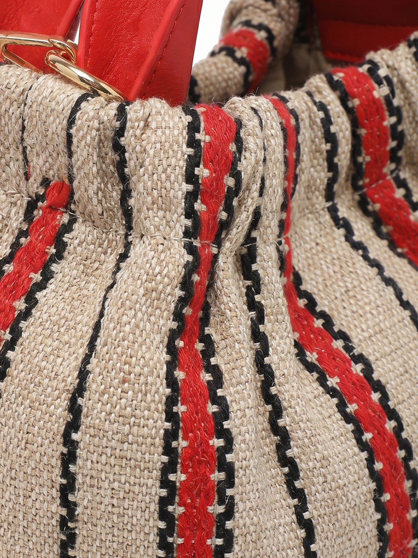 Borsa Shopper in Cotone Rosso