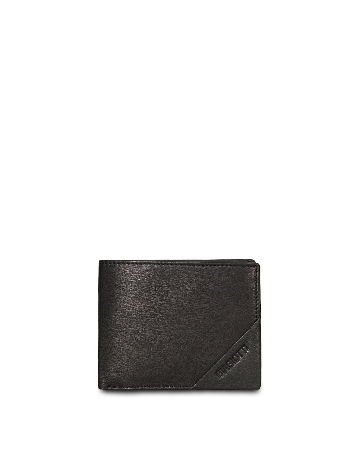 Portafoglio in Vera Pelle Nero