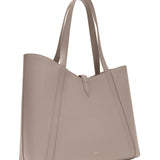 Borsa a Spalla in Pelle Taupe