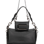 Kit borsa a spalla più tracolla CUSTO - Nero