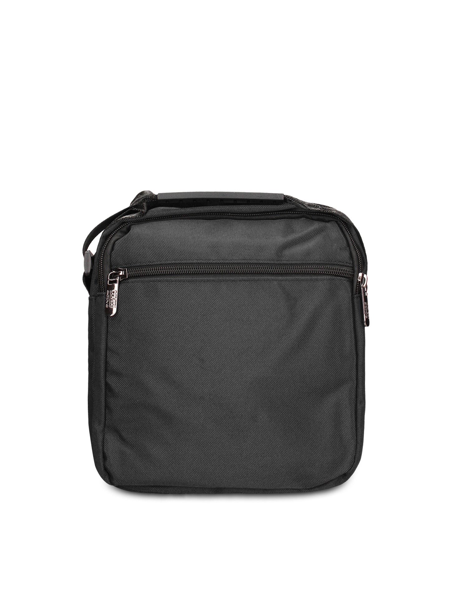 Borsa a Tracolla in 100% Pu Vegan Leather Nero